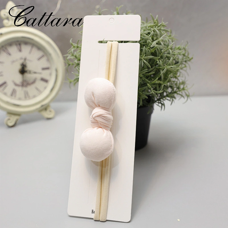 New Children'S Bow Hair Accessories Knitted Fabric Headwear