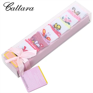 Newborn Socks With Cotton Letter Cartoon Gift Box