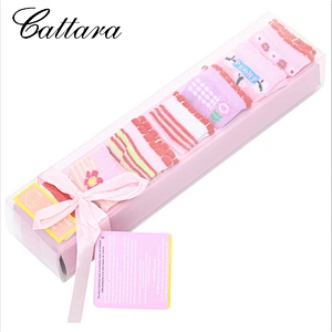 Newborn Socks With Cotton Letter Cartoon Gift Box