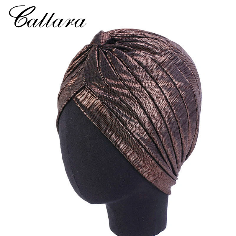 New Metallic Bandana Hat Retro Fashion Hat