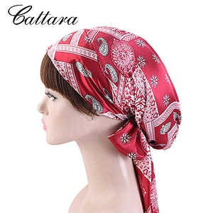 New Style Women's Silk Bow Turban Hat