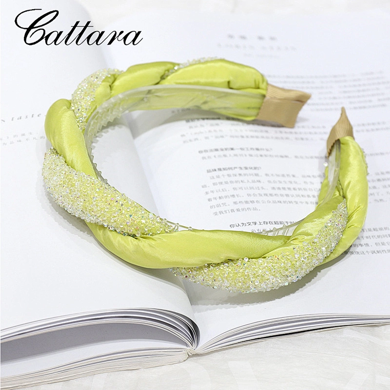 Transparent Color Drill Plait Hairband