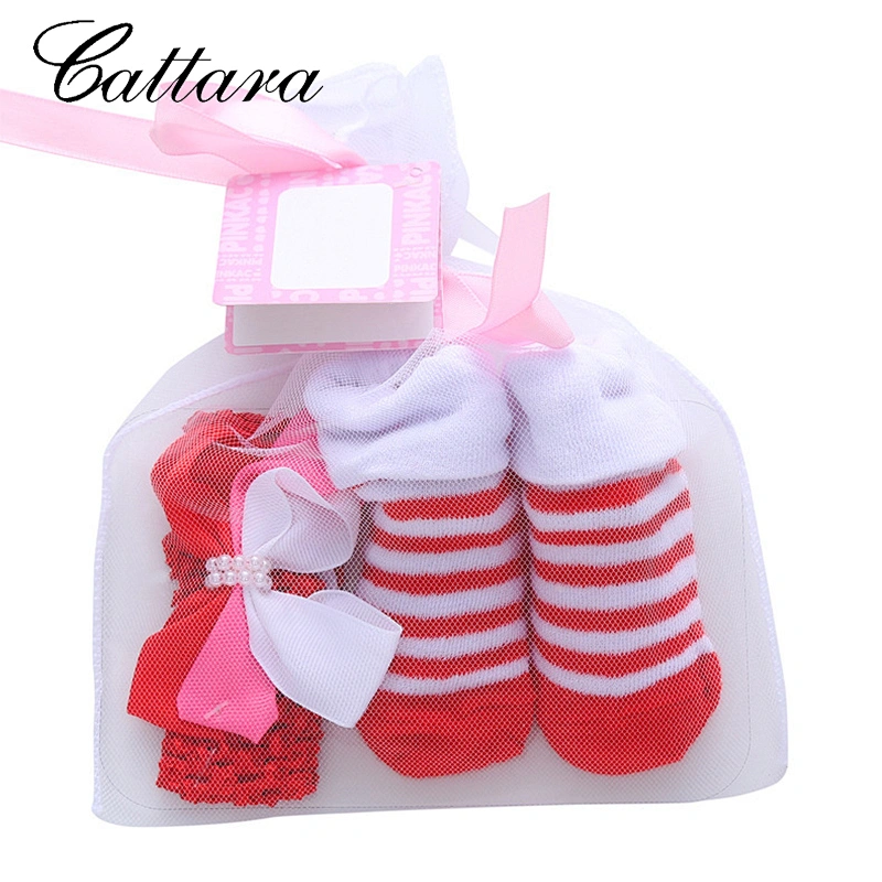 Baby Bow Polka Dot Socks Hair Band Set