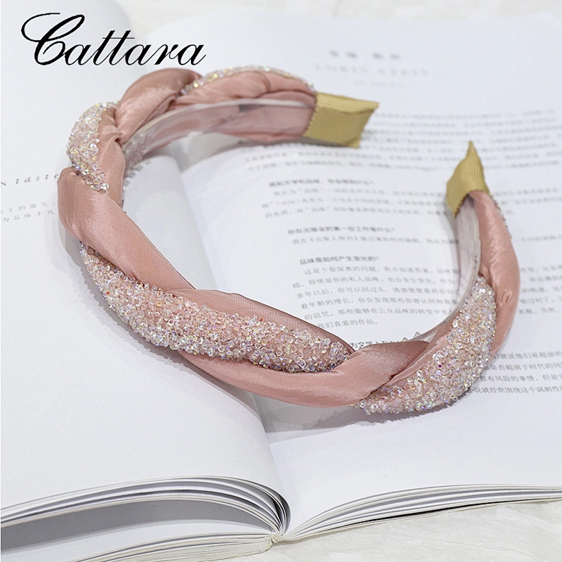 Transparent Color Drill Plait Hairband