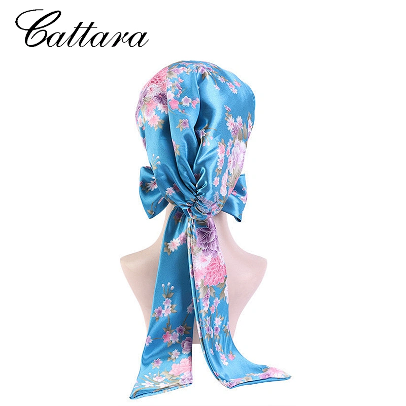 New Style Women's Silk Bow Turban Hat