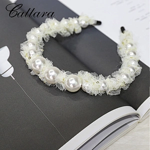 Grandin Fabric Pearl Hairband