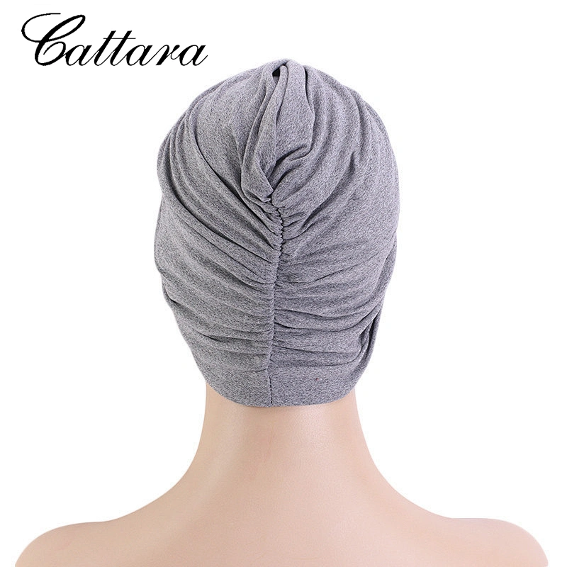 Double-layer Cross Section Cotton Turban Hat Twist Hat