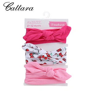 Baby Solid Color Bow Three Pack Hair Band