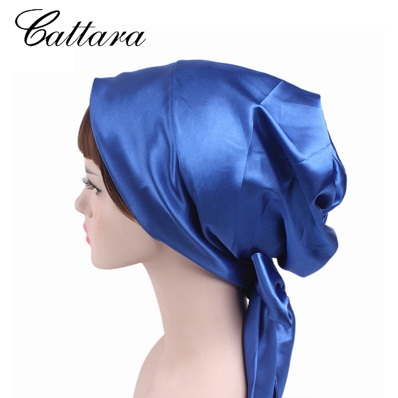 New Style Women's Silk Bow Turban Hat