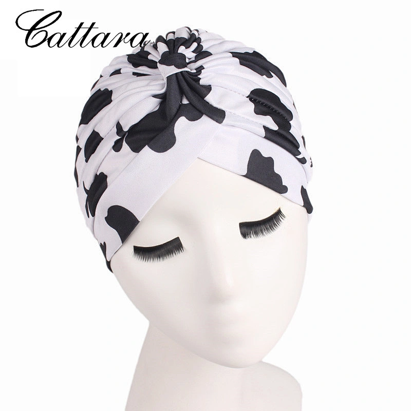 Colorful Print Striped Pop Turban Hat