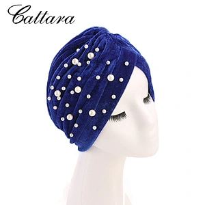 Ladies Pearl Retro Bandana Hat