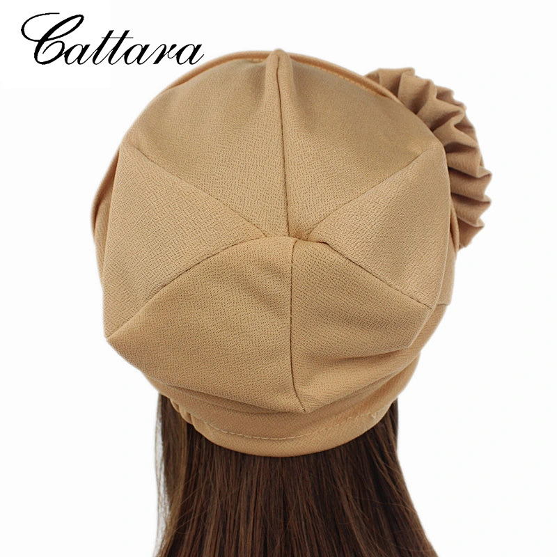 New Style Big Flower Turban Cap European And American Popular Headband