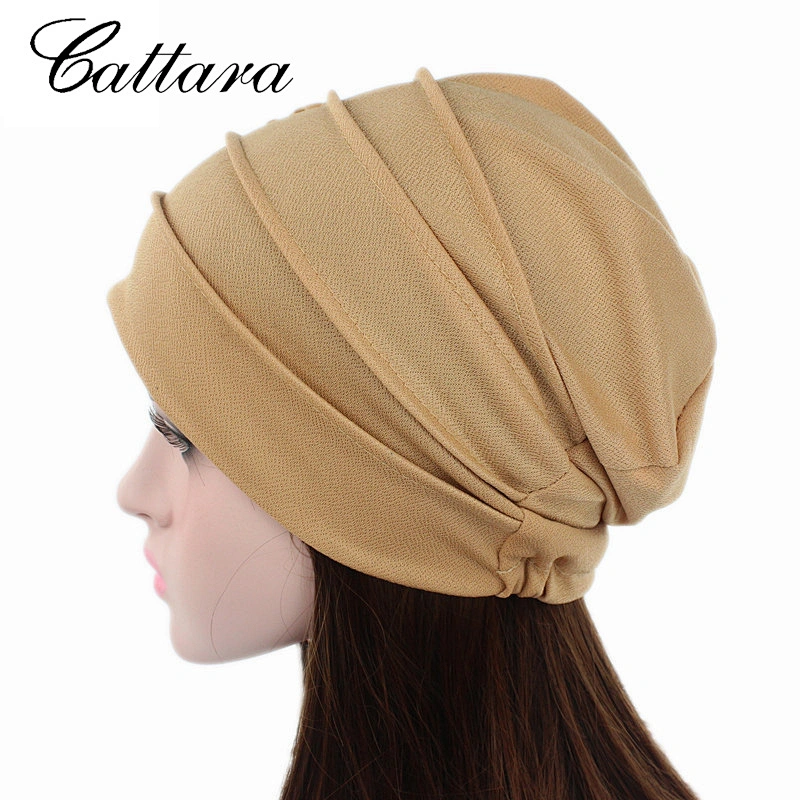 New Style Big Flower Turban Cap European And American Popular Headband