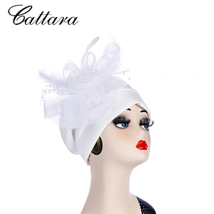 Mesh Big Flower Muslim Turban Hat