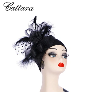 Mesh Big Flower Muslim Turban Hat