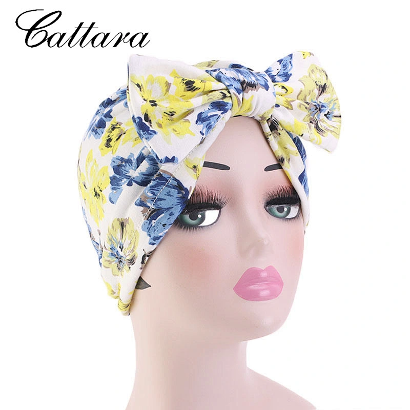 Ethnic Bowknot Turban Hat, Costume Hat