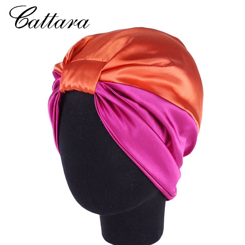 Double Stretch Satin Turban Hat