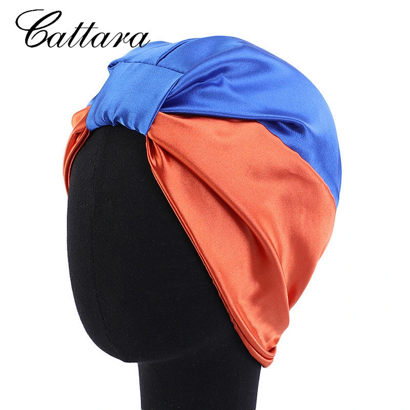 Double Stretch Satin Turban Hat