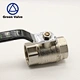 nickel planted ball valve