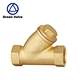 Green-GutenTop Brass Swing Water Meter Non Return Y Type Strainer filter Check Valve