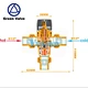 Brass Water Temperature Control Thermostatic Valve