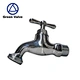Green-GutenTop Valvula Boca Manguera hose Bibb cock Chrome Polished Brass stop bibcock Taps