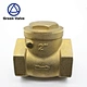 Green-GutenTop brass Compressed air conditioner non return water brass swing check hydraulic valve price