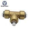 lead free push tee fittings