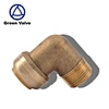 90-Degree Lead Free Brass Push Fit Fitting