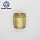 Green-GutenTop 1/2 3/4 1 11/4 2 Inch NPT No Return Plastic core Brass Water Vertical Spring Loaded Ball lift Check Valve