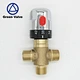Green-GutenTop DN15 Brass Water Temperature Control Thermostatic Valve , Temperature Mixing Valve for water