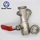 Manual y filter ball valve 