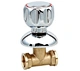 Green valves Polishing Surface Metal Handle Shut-Off Brass Stop Valve