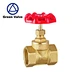 Green-GutenTop DN25 1'' inch Globe valve brass Female thread Shut-off valve steam high temperature hard seal stop ball valve