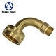 Green-GutenTop oem elbow brass hose nozzle, brass garden hose nozzle, brass fire hose nozzle fitting