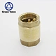 Green-GutenTop 1/2'' 1 1/2'' 2 1/4'' 3 inch Brass Spring loaded Swing Water Meter air Non Return Check Valve
