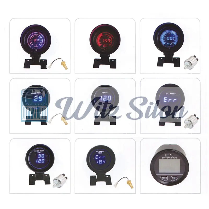 DIESEL LEVEL/ TEMPERATURE/VOLTAGE/CURRENT METER / ROUND SHAPE