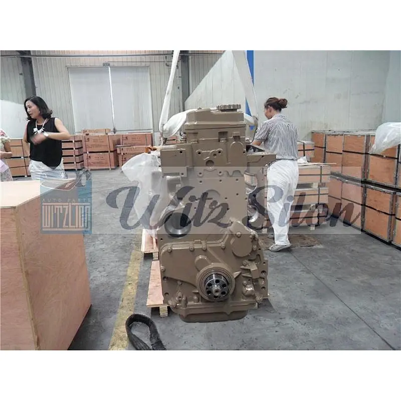 Hot sale diesel engine part 6ISDE long block for heavy truck