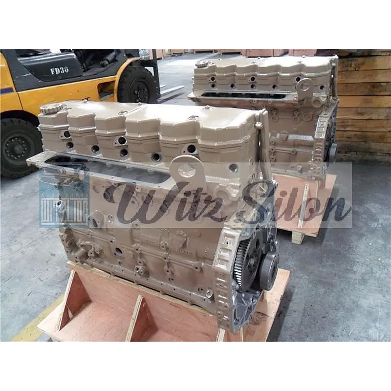 Hot sale auto diesel engine 6ISDE long block for truck
