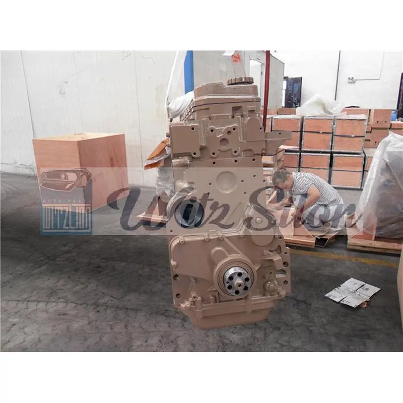 Hot sale diesel engine part 6ISDE long block for heavy truck