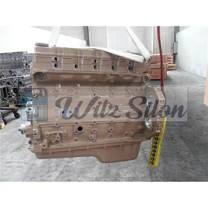 Hot sale diesel engine part 6ISDE long block for heavy truck