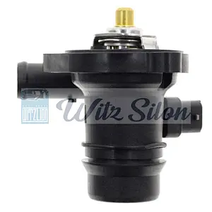 Engine Coolant Thermostat Housing Assembly W Water Inlet Fits Buicks Encores Chevys Cruzes Sonics 55565336 55579010 55593034