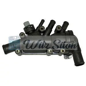 car plastic thermostat housing assembly complete thermostat assy auto parts  XS6E-8A586-AH