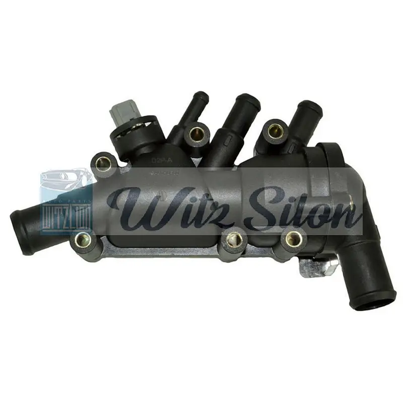 car plastic thermostat housing assembly complete thermostat assy auto parts  XS6E-8A586-AH