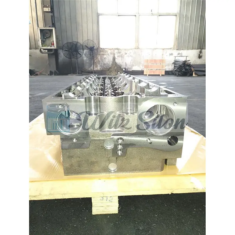 Diesel engine parts casting auto part cylinder head assembly for heavy truck