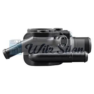 XS7Z-8592-AD   car engine water outlet coolant thermostat housing auto parts
