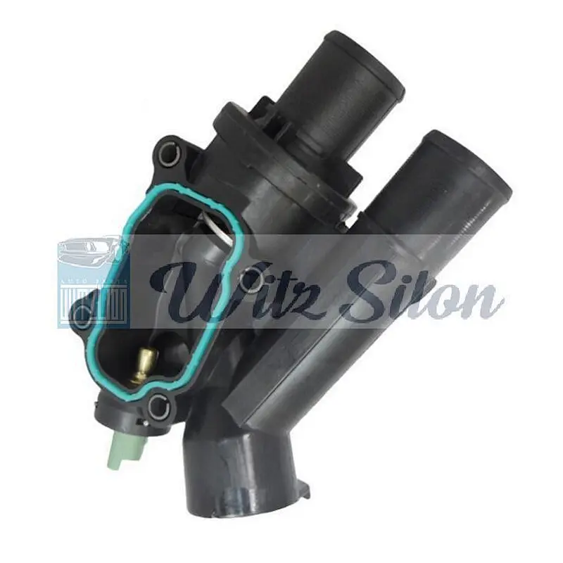 Engine Coolant Thermostat Housing Assembly Fits P-eugeots 407 508 607 807 C-itroens C5 C6 C8 OE#1336.Z4 9657182080