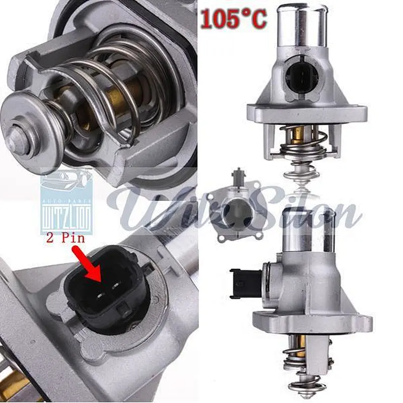 55578419 aluminum auto thermostat housing parts