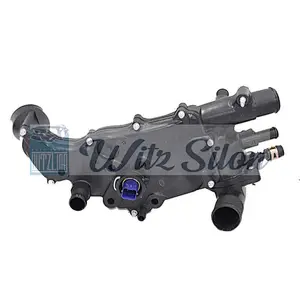Engine Coolant Thermostat Housing Assembly Fits P-eugeots C-itroens F-iats D-ucatos B-oxers 1336. V4 9643212080