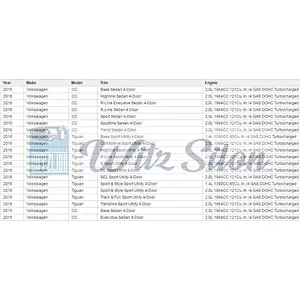 1K0121113A vws application for water flange parts